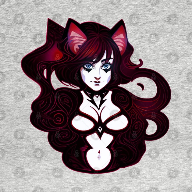 Goth Catgirl by Monster Girl Express